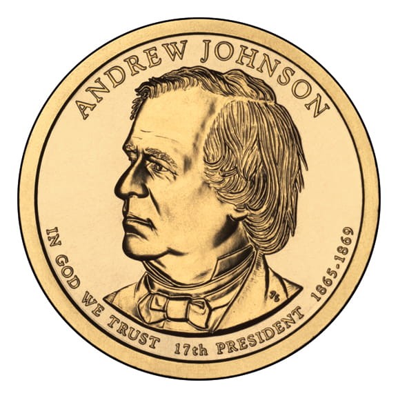 Prezydenci USA - 1$ / 2011 r. - Andrew Johnson (nr 17)
