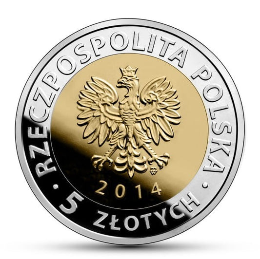 POLSKA 5 zł / 2014 r. - Zamek Królewski w Warszawie