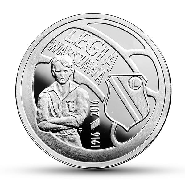5 zł / 2016 r. - Polskie Kluby Piłkarskie – Legia Warszawa