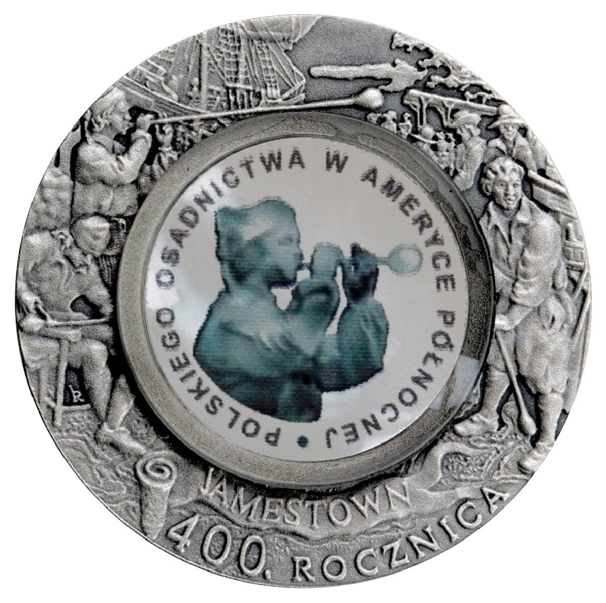 10 zł / 2008 r. - 400. rocznica polskiego osadnictwa w Ameryce Północnej
