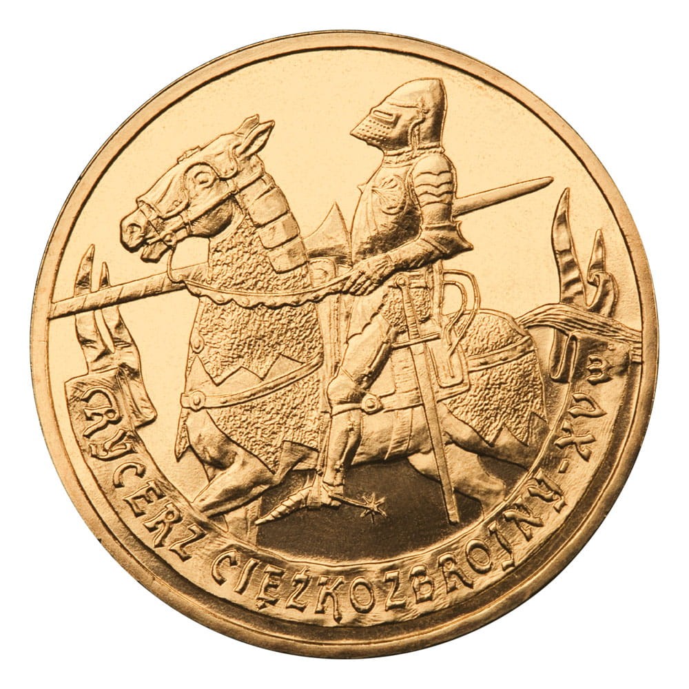 2 zł / 2007 r. - Rycerz ciężkozbrojny XV w.