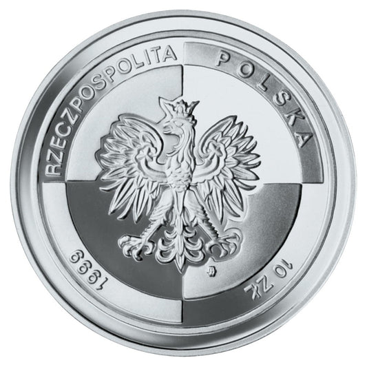 10 zł / 1999 r. - Wejście Polski do NATO
