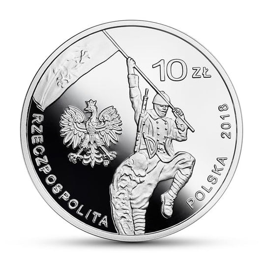 10 zł / 2018 r. - 100-lecie czynu zbrojnego Polonii amerykańskiej