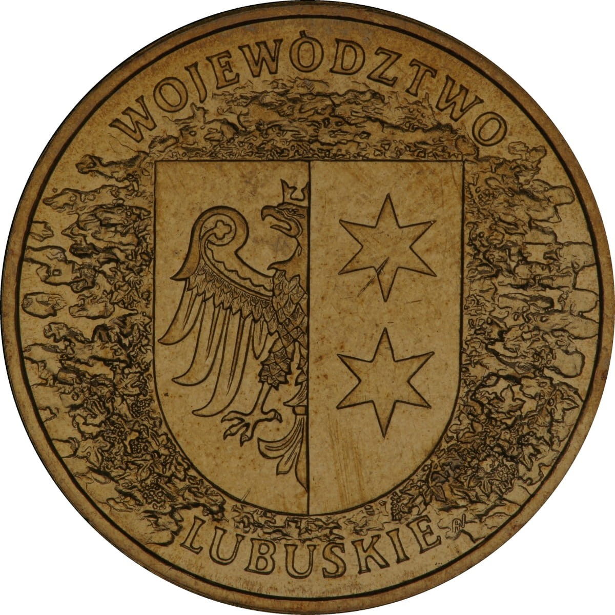 2 zł / 2004 r. - Herby Województw: Lubuskie