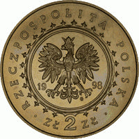 2 zł / 1998 r. - Zamek w Kórniku