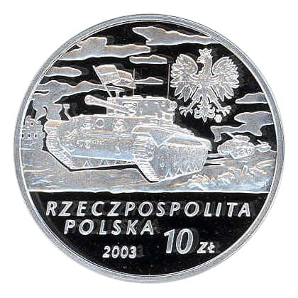 10 zł / 2003 r. - Gen. Stanisław Maczek