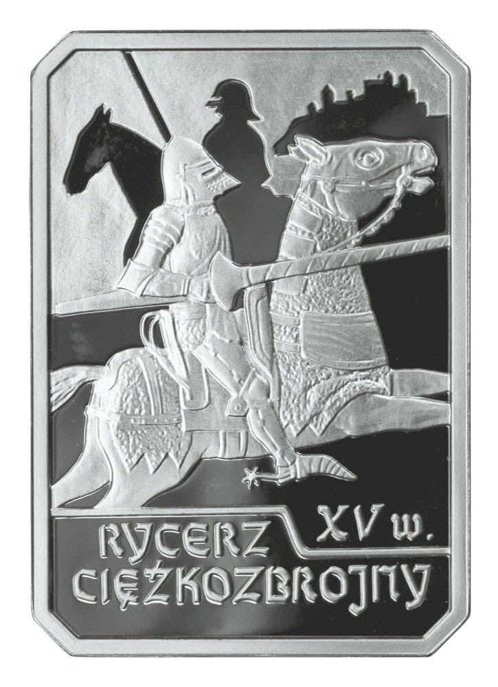 10 zł / 2007 r. - Rycerz Ciężkozbrojny XV wiek
