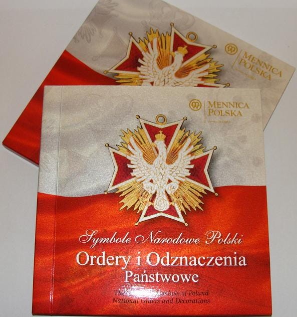 Zestaw: SYMBOLE NARODOWE POLSKI - ORDERY I ODZNACZENIA PAŃSTWOWE