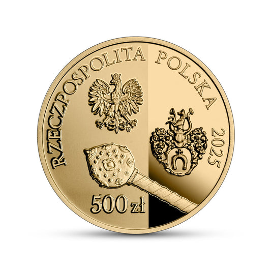 500 zł / 2025 r. - Stanisław Koniecpolski - Hetmani Rzeczypospolitej - Au