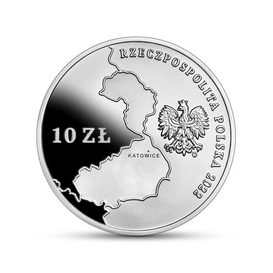 10 zł / 2022 r. - 100. rocznica powrotu Górnego Śląska do Polski