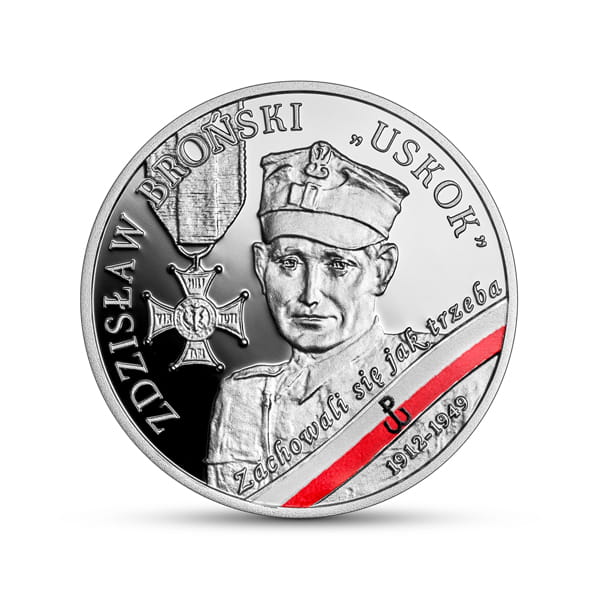 10 zł / 2022 r. - Żołnierze Niezłomni - Zdzisław Broński „Uskok”