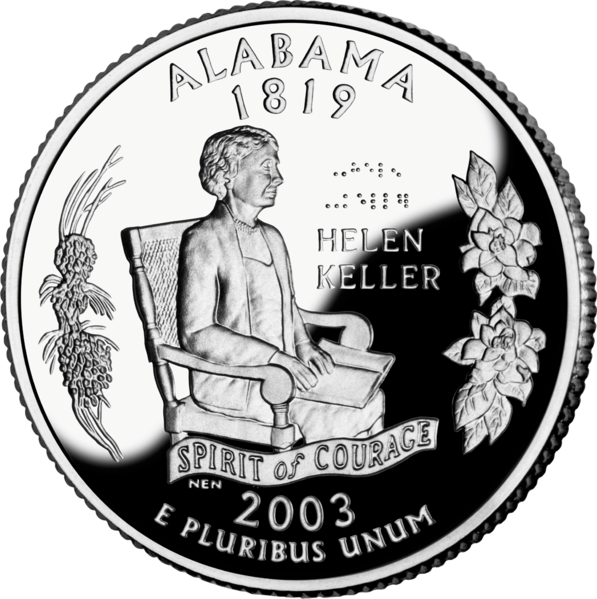 USA: 25 Centów / 2003 r. - Alabama (nr 22)
