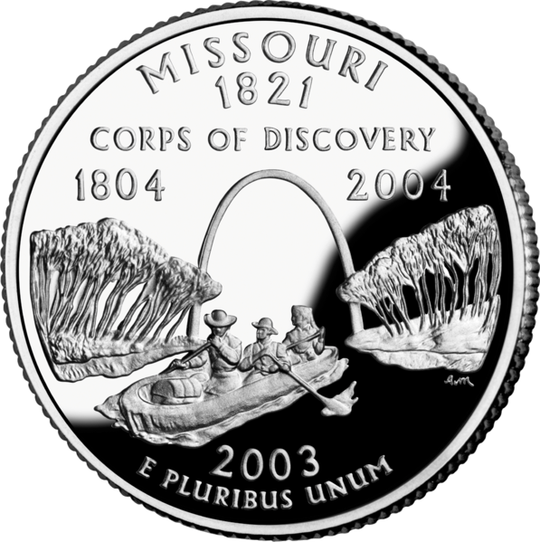 USA: 25 Centów / 2003 r. - Missouri (nr 24)