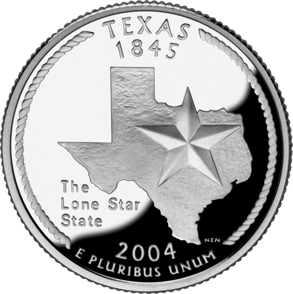 USA: 25 Centów / 2004 r. - Teksas (nr 28)