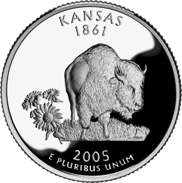 USA: 25 Centów / 2005 r. - Kansas (nr 34)