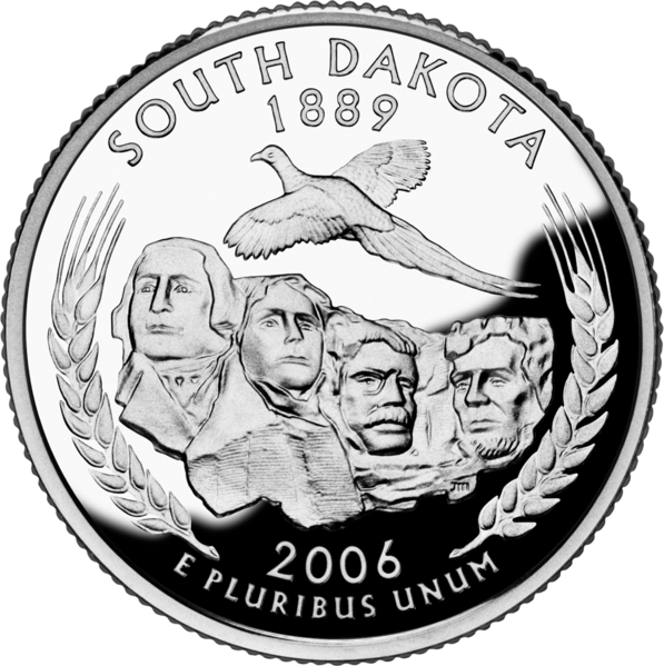 USA: 25 Centów / 2006 r. - Dakota Południowa (nr 40)