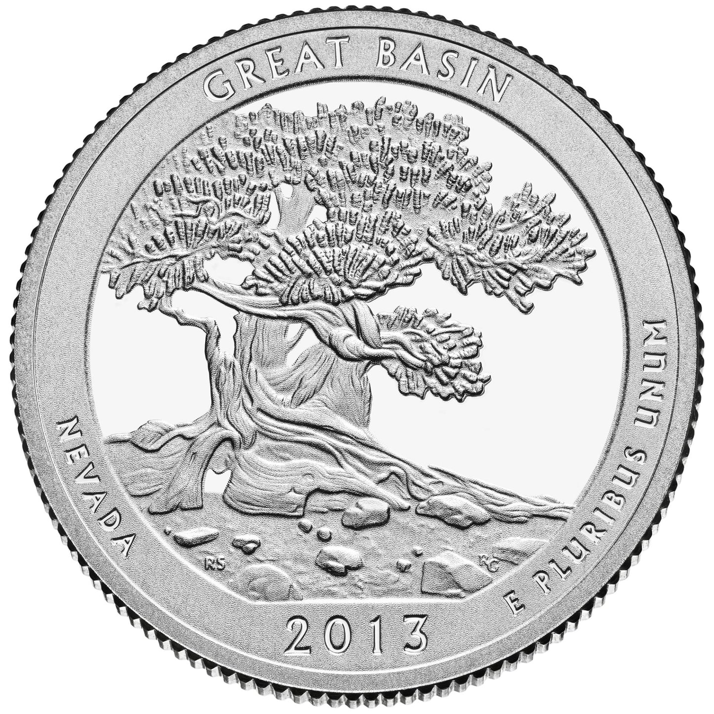 USA: 25 Centów / 2013 r. - Park Narodowy Wielkiej Kotliny (nr 18)