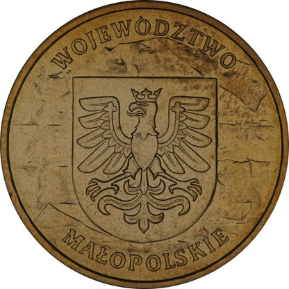 2 zł / 2004 r. - Herby Województw: Małopolskie