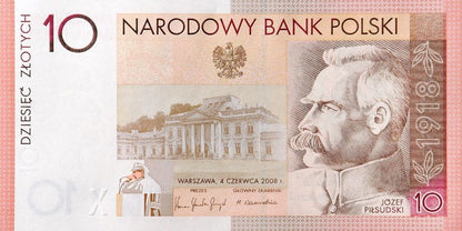 Banknot 10 zł / 2008 r. - 90. rocznica Odzyskania Niepodległości