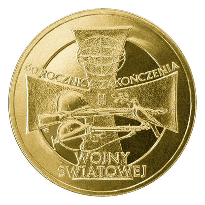 2 zł / 2005 r. - 60. rocznica zakończenia II wojny światowej