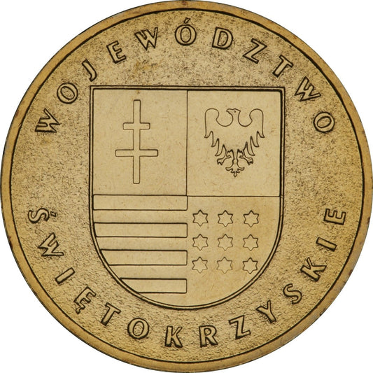 2 zł / 2005 r. - Herby Województw: Świętokrzyskie