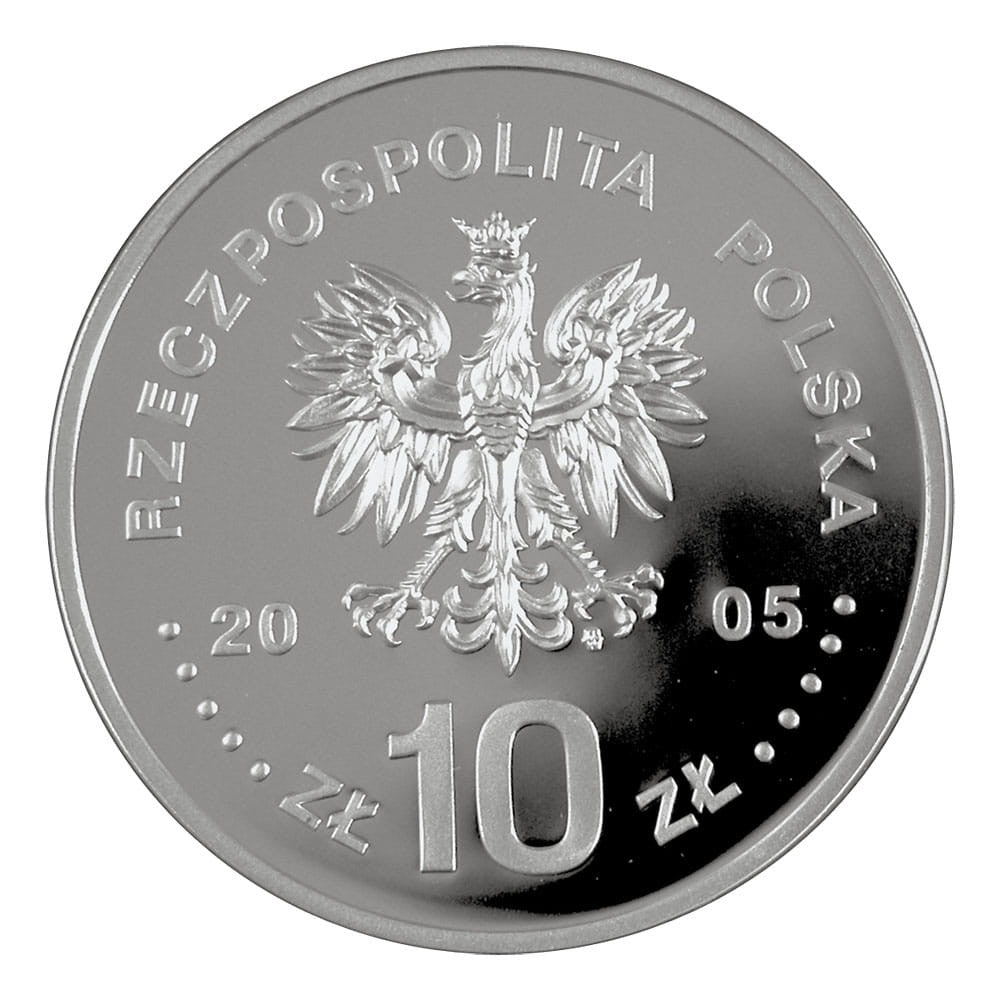 10 zł / 2005 r. -  August II Mocny (półpostać)