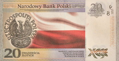 Banknot 20 zł / 2018 r. - Niepodległość