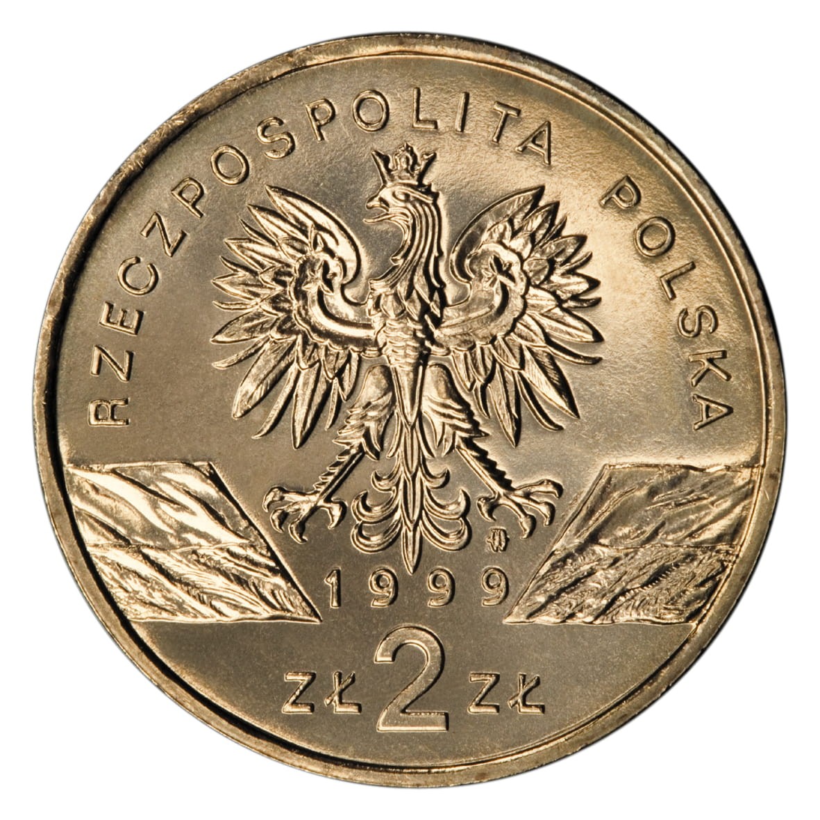 2 zł / 1999 r. - Wilk