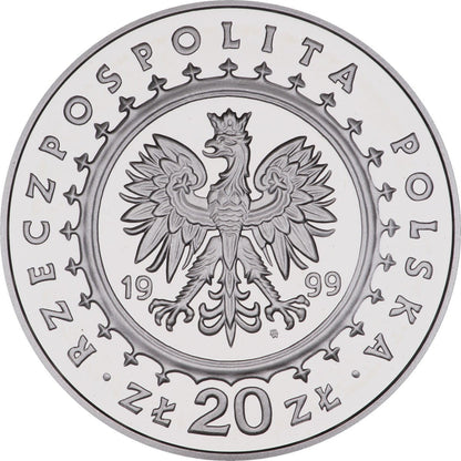 20 zł / 1999 r. - Pałac Potockich w Radzyniu Podlaskim