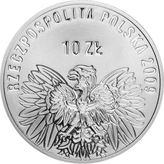 10 zł / 2009 r. -  Jan Paweł II / Solidarność