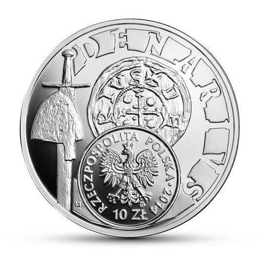 10 zł / 2014 r. - Denar Bolesława Krzywoustego