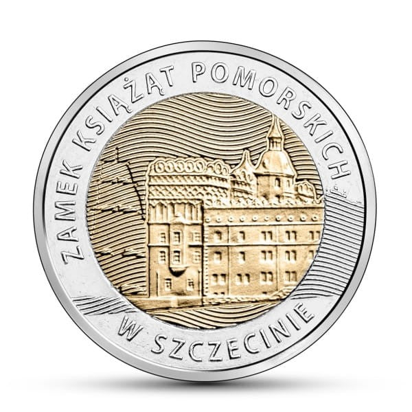 POLSKA 5 zł / 2016 r. - Zamek Książąt Pomorskich w Szczecinie