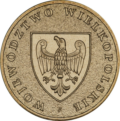 2 zł / 2005 r. - Herby Województw: Wielkopolskie