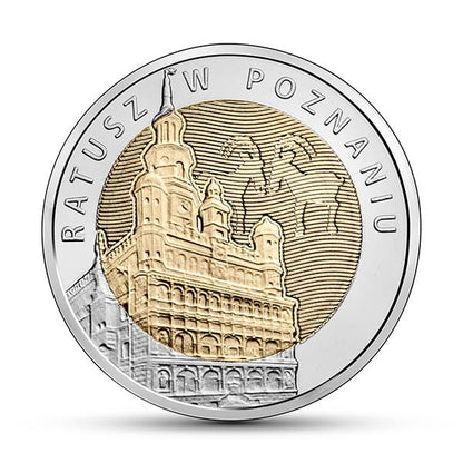 POLSKA 5 zł / 2015 r. - Ratusz w Poznaniu