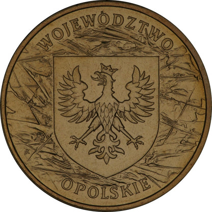 2 zł / 2004 r. - Herby Województw: Opolskie