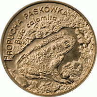 2 zł / 1998 r. -  Ropucha paskówka