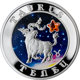 ARMENIA 100 dram / 2008 r. -  ZNAKI ZODIAKU: BYK