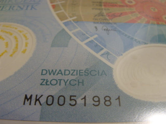 (1981r.)   20 zł / 2023 r. - Mikołaj Kopernik