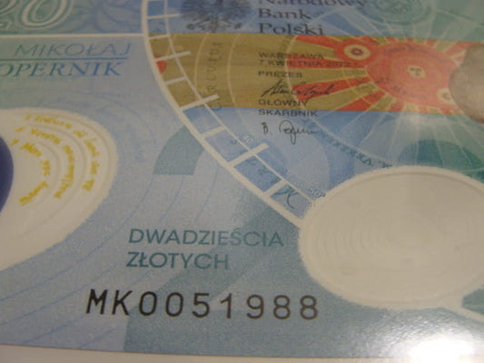 (1988r.)   20 zł / 2023 r. - Mikołaj Kopernik
