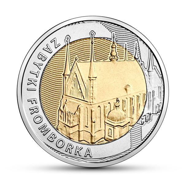POLSKA 5 zł / 2019 r - Zabytki Fromborka
