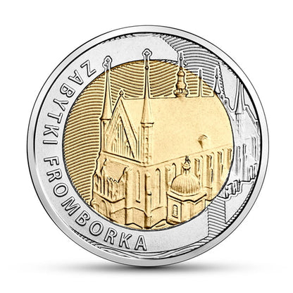 POLSKA 5 zł / 2019 r - Zabytki Fromborka