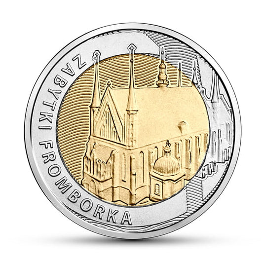 POLSKA 5 zł / 2019 r - Zabytki Fromborka