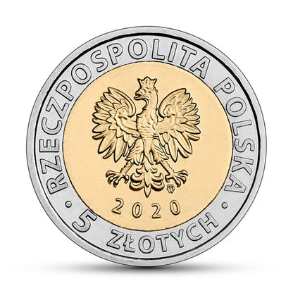 POLSKA 5 zł / 2020 r - Kościół Mariacki