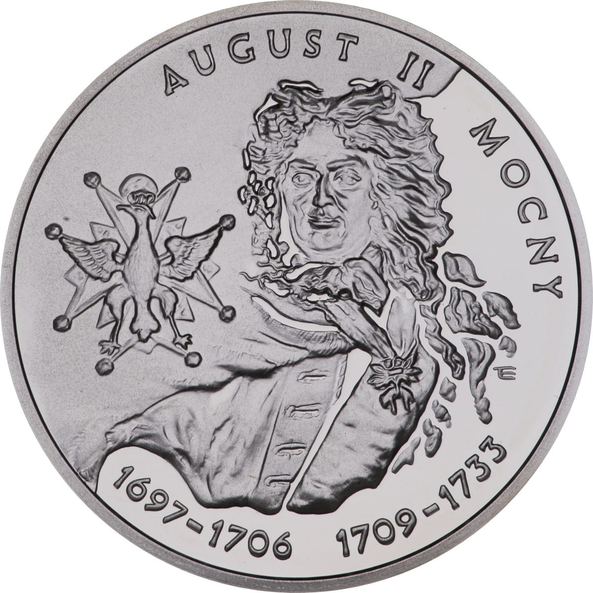 10 zł / 2002 r. - August II Mocny (popiersie)