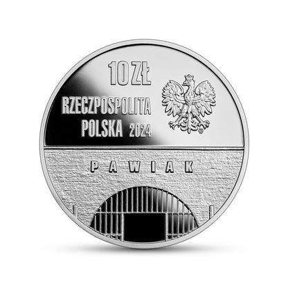 10 zł / 2024 r. - Pamięci więźniów warszawskiego Pawiaka