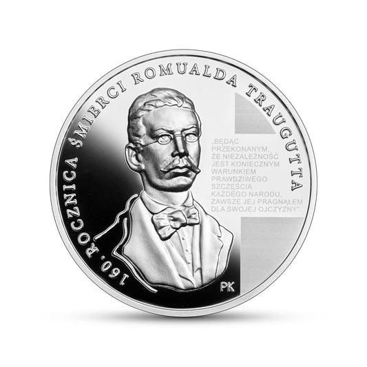 10 zł / 2024 r. - Romuald Traugutt - 160. rocznica śmierci