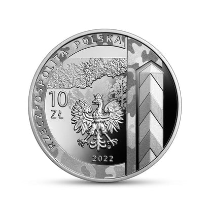 10 zł / 2022 r. - Ochrona polskiej granicy wschodniej