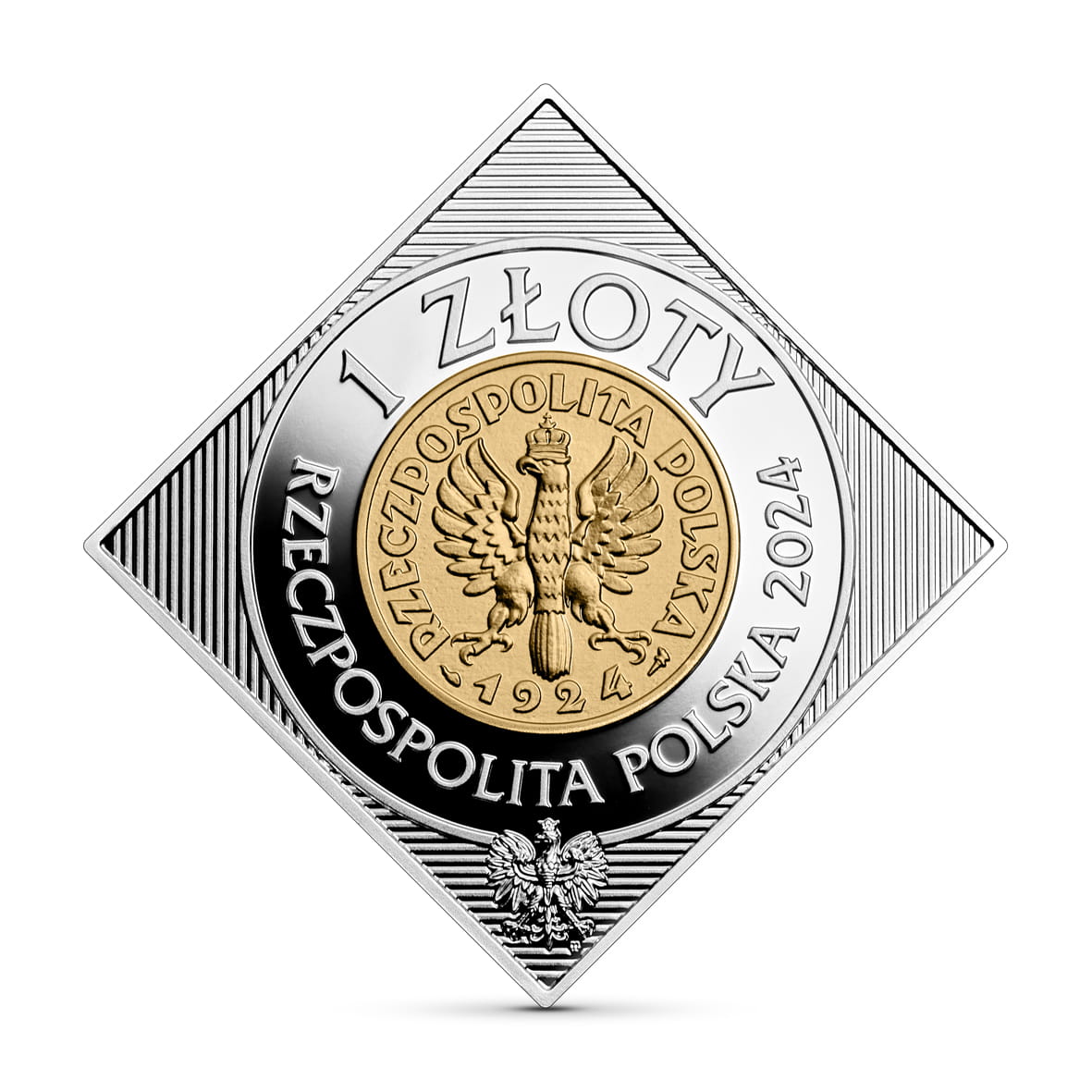 1 zł / 2024 r. - 100. rocznica wprowadzenia złotego do obiegu