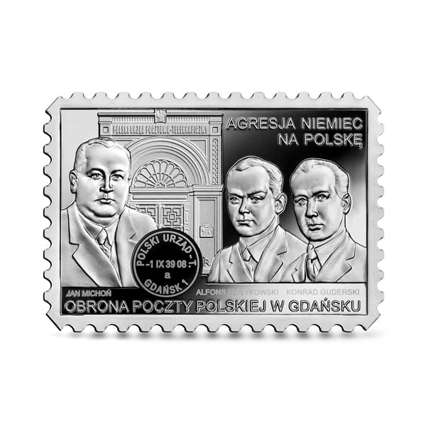 20 zł / 2021 r. - Obrona Poczty Polskiej w Gdańsku