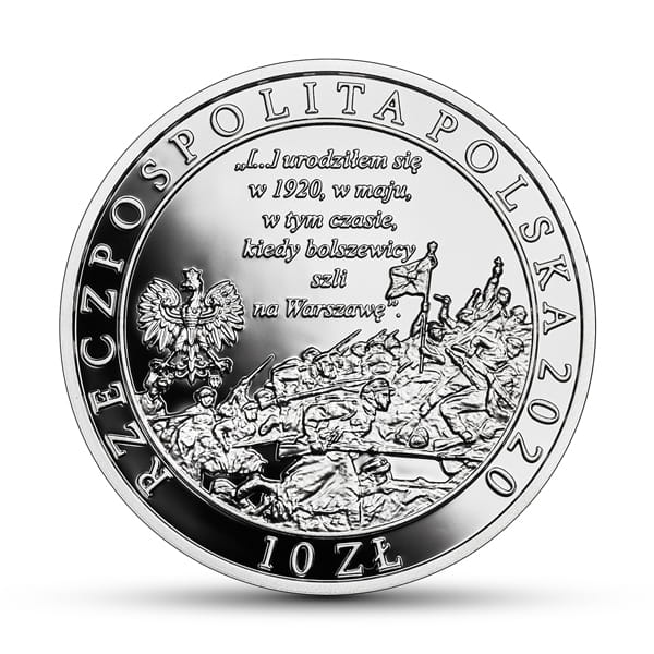 10 zł / 2020 r. -  100. rocznica urodzin Świętego Jana Pawła II